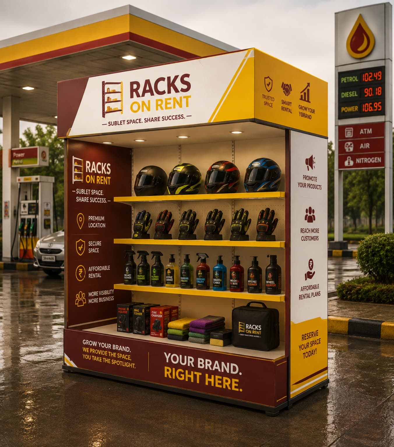 Compact Branded Kiosk